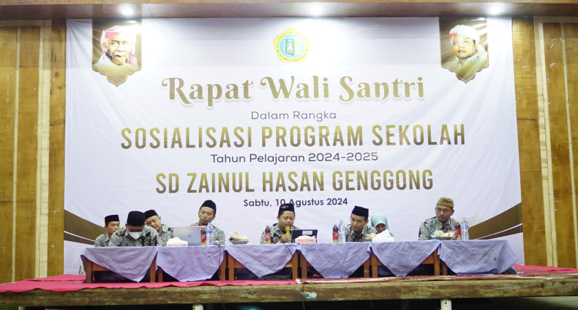 SD ZAHA GELAR RAPAT SOSIALISASI PROGRAM TAHUN AJARAN BARU 2024-2025